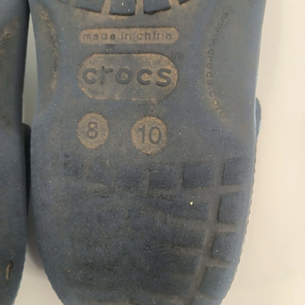 CROCS worn back